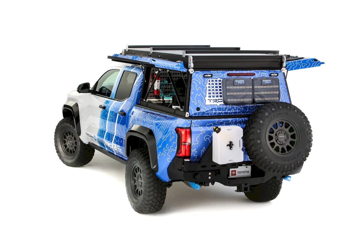 The TRD team designed a host of customized items for the H2-Overlanding Concept