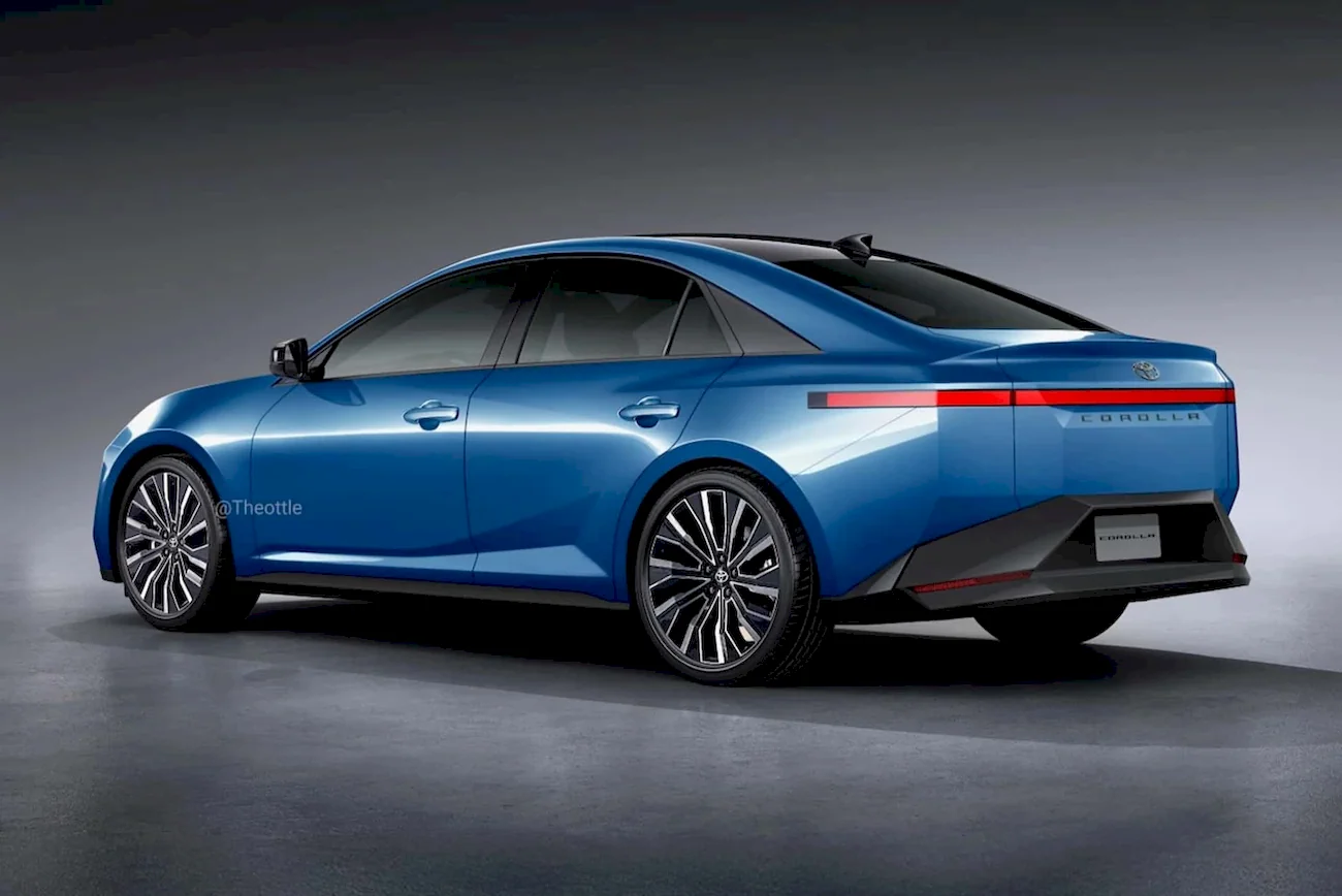 Next-generation Toyota Corolla version (rendering)