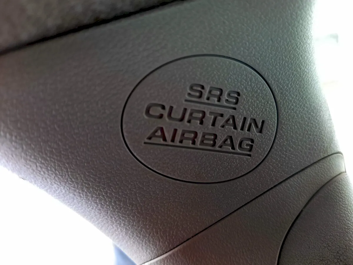 Here’s where that very side curtain airbag is hidden — the one that can cause a lot of trouble if it goes off when it’s not supposed to.