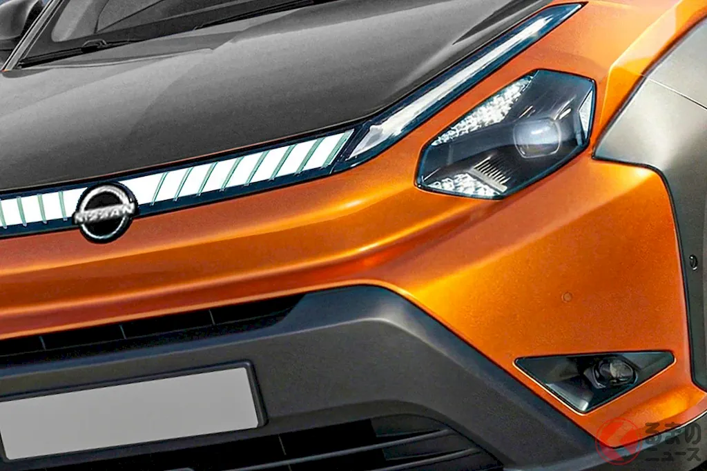 Rendering of the new generation Nissan Juke front headlights
