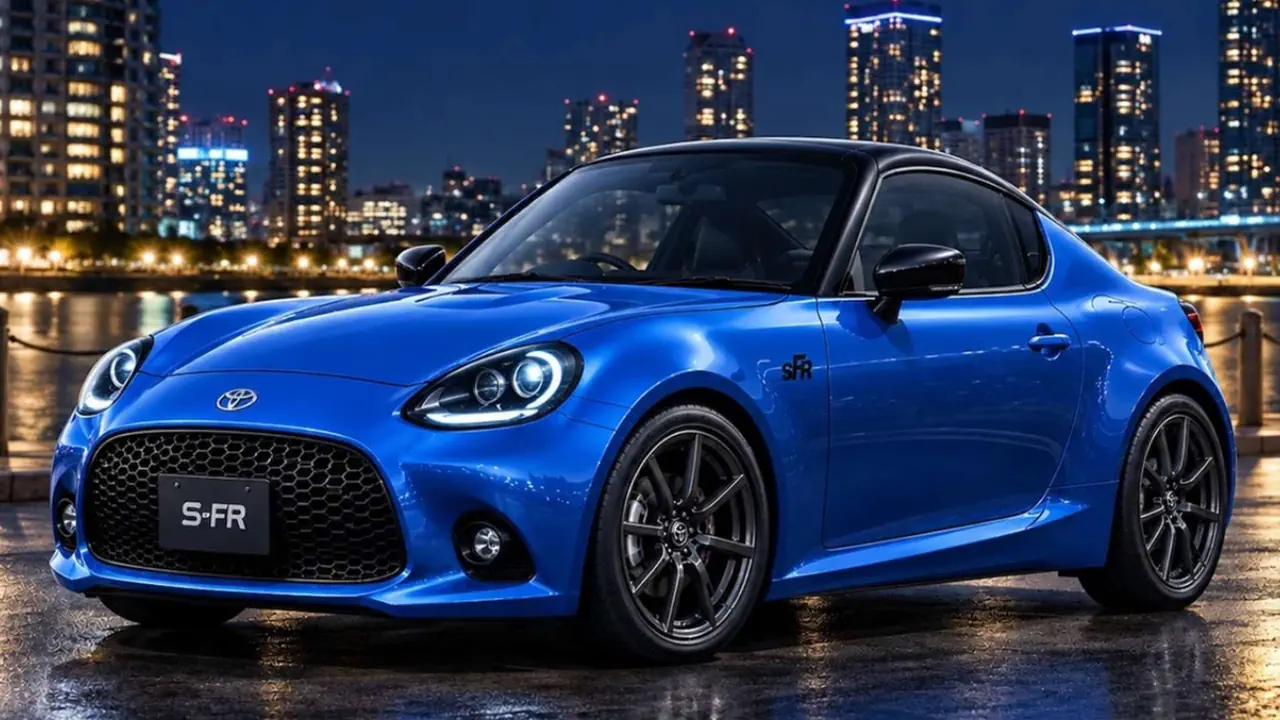 An unofficial digital render of the production Toyota S-FR sports coupe