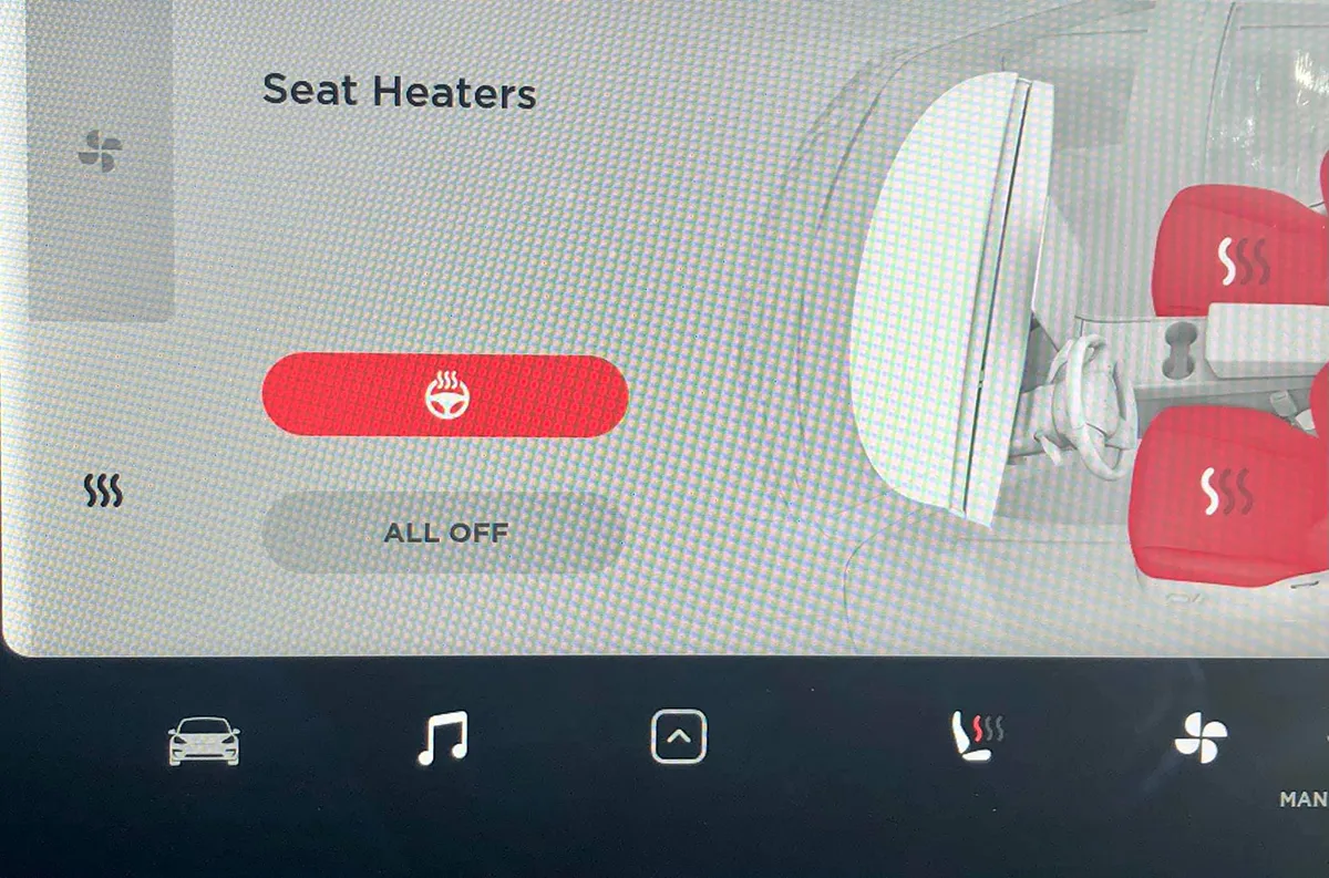 heated steering wheel tesla - auto30.com