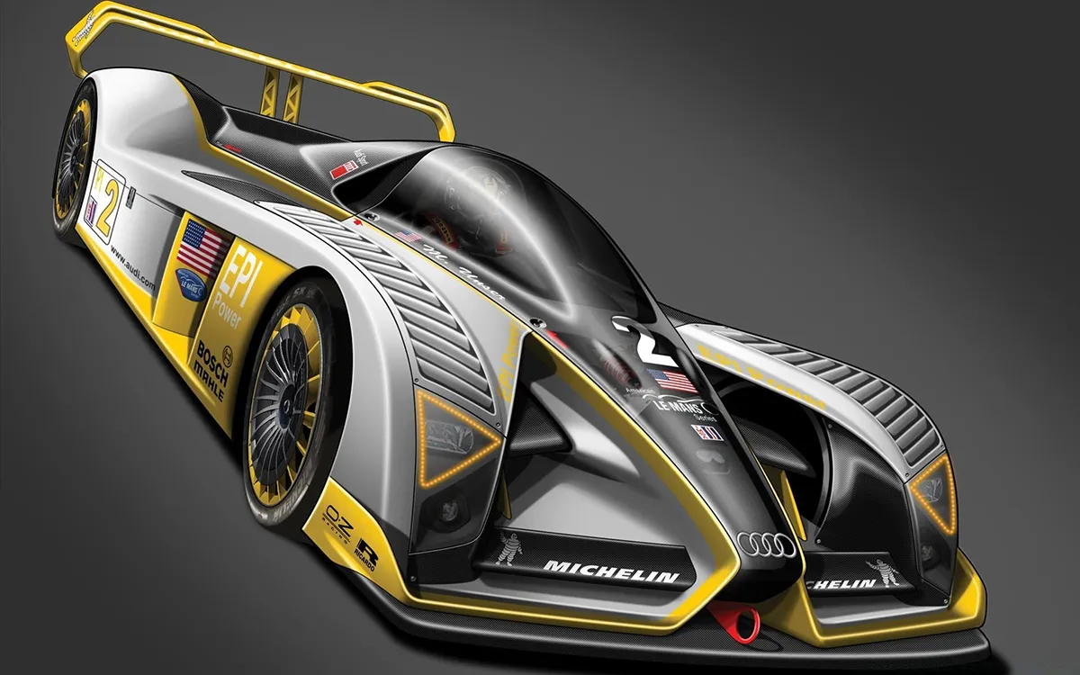 This is how they envisioned the Audi R25 model of 2025