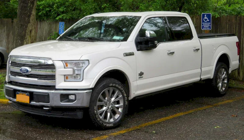 A 2017 Ford F-150 pickup