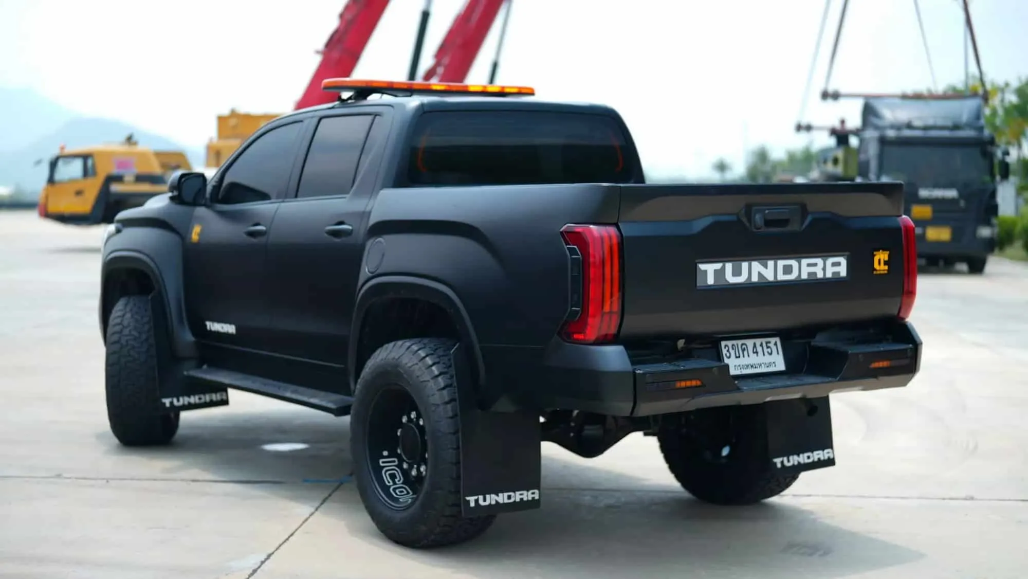 Toyota Hilux pickup turned into Tundra