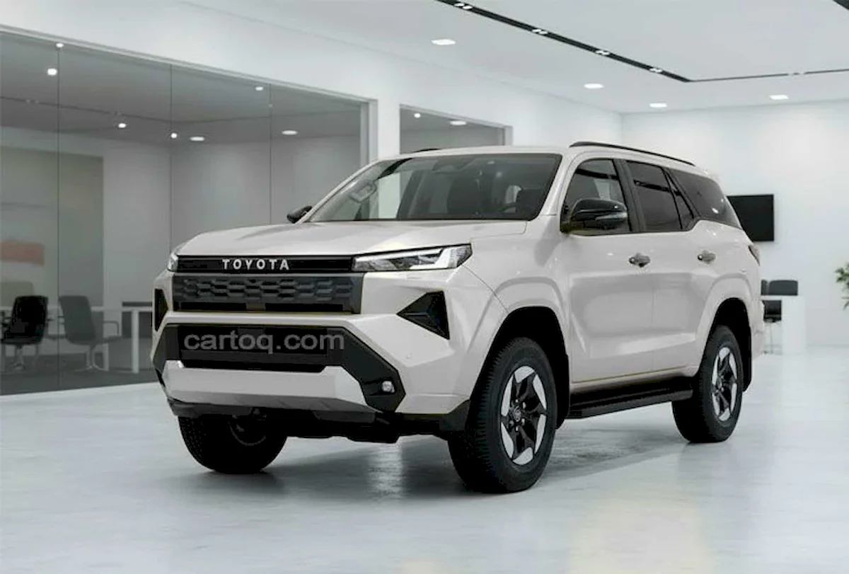 Next-generation Toyota Fortuner (speculative render)