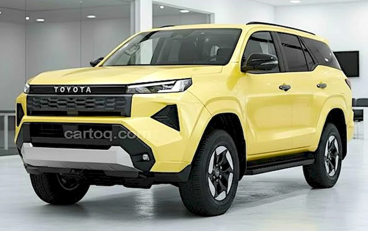 Next-generation Toyota Fortuner (speculative render)