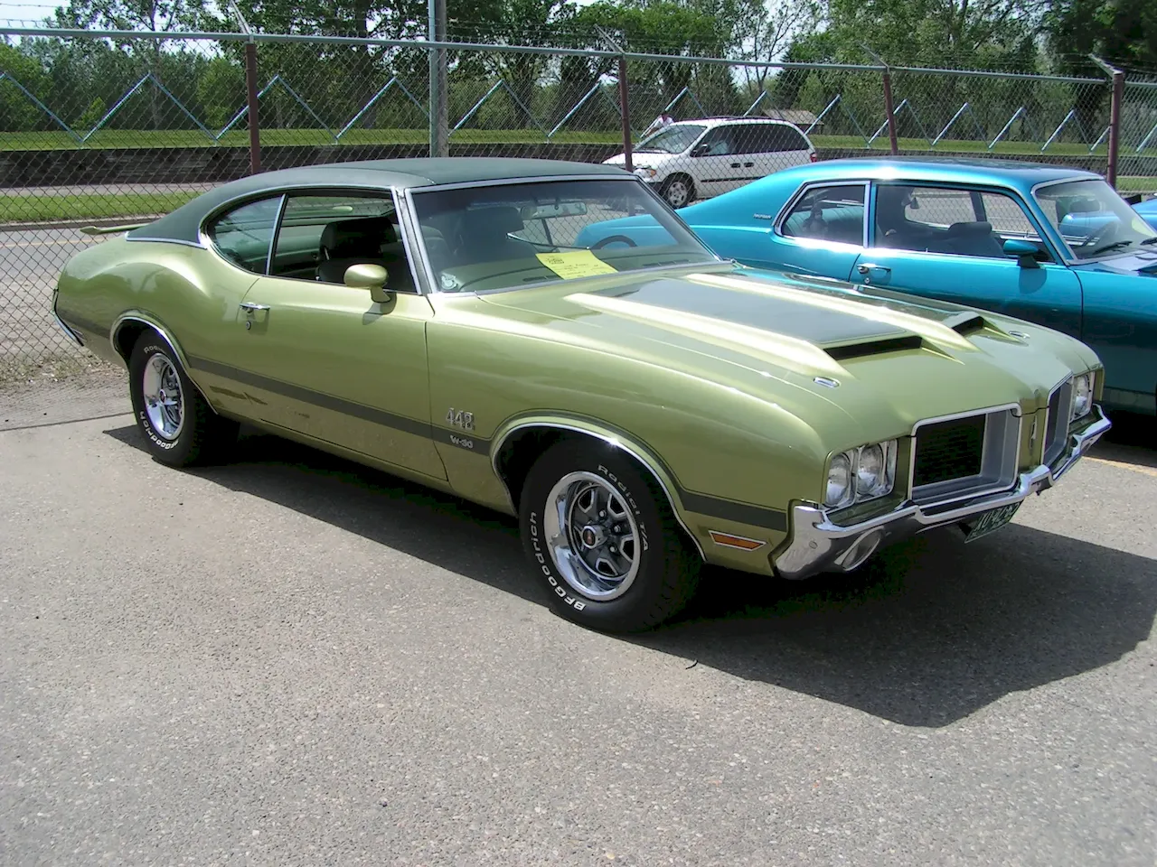 The Oldsmobile 442 became a strong competitor among other muscle cars.