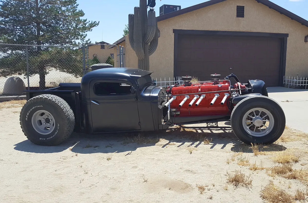 1935 GMC Rat Rod with a 702 ci Twin Six V12