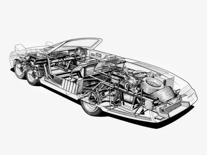 The front wheels measured 13 inches in diameter, while the rear wheels were 16 inches.