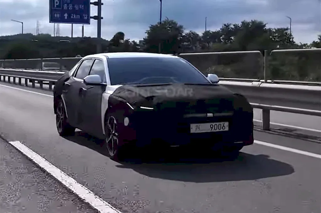 Test prototype of the next-generation Hyundai Elantra/Avante
