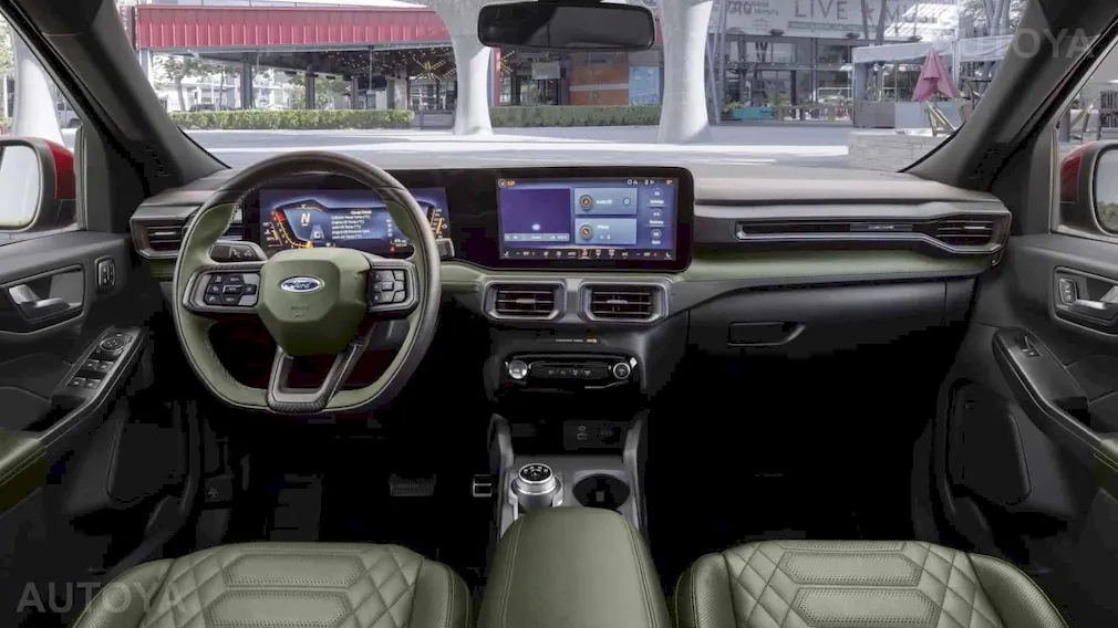 Interior of next-generation Ford Escape/Kuga (speculative render)