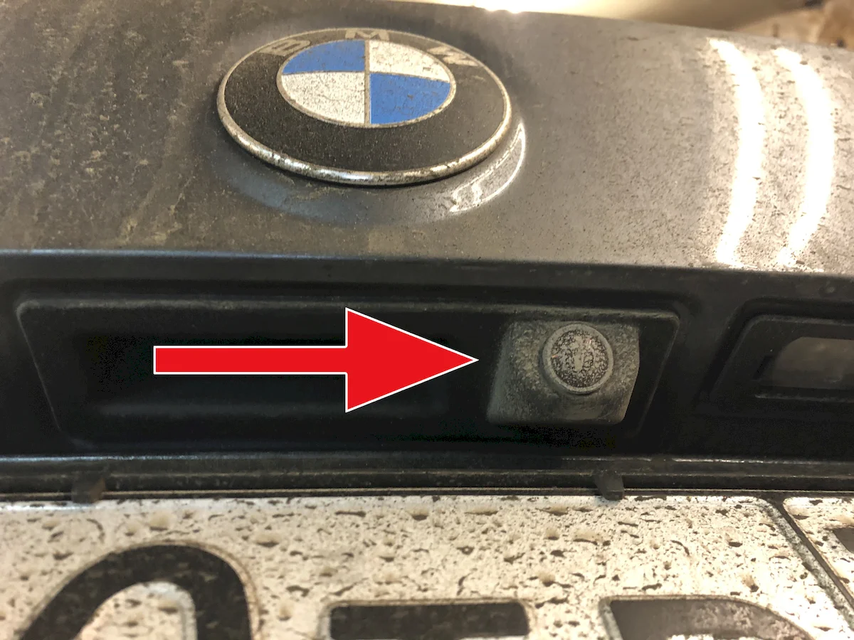 Dirty rearview camera