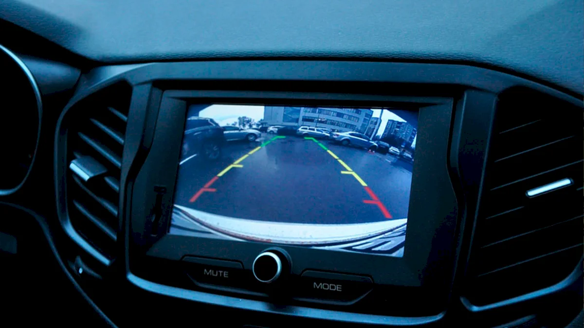 Rearview camera image