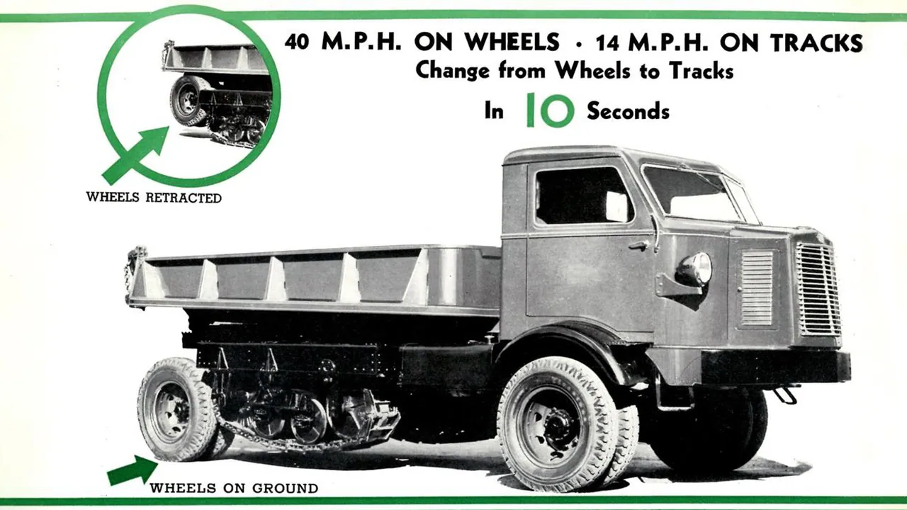 The brochure claimed that the C-5's maximum speed on wheels reached 40 mph, and on tracks &mdash; 14 mph.