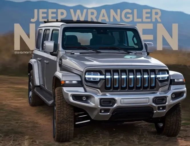 Fifth-generation Jeep Wrangler render