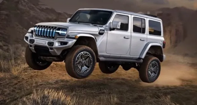 Fifth-generation Jeep Wrangler render
