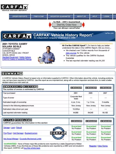 Carfax - auto30.com