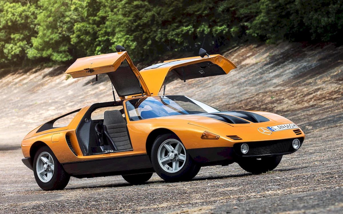 Mercedes-Benz C111, cars made of fiberglass