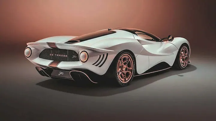 The De Tomaso P72 was shown to the general public in 2019.