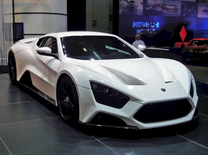 The top speed of the Zenvo ST1 is limited to 375 km/h.