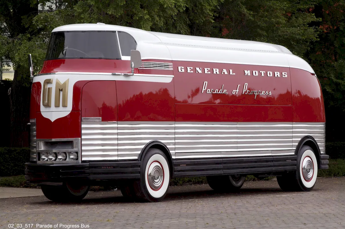 The GM Futurliner — a futuristic bus from the past.