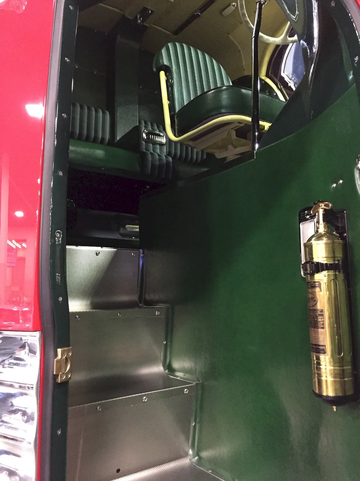 Entrance to the cab of Futurliner No. 3.