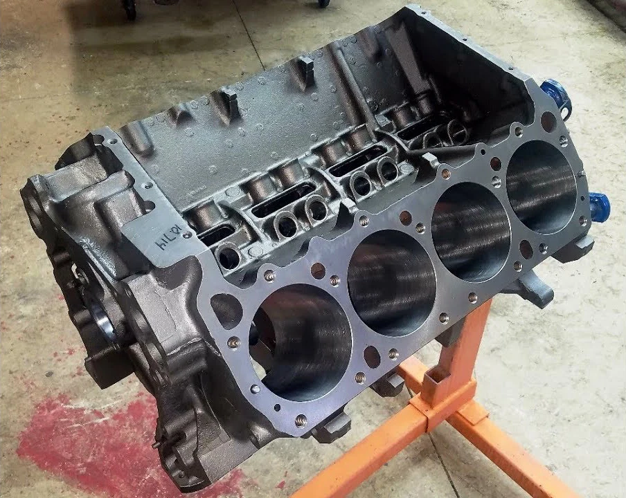 Cast iron engine block