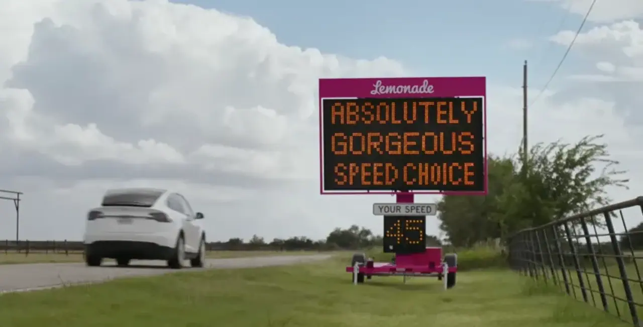 The signs offer various words of encouragement, including telling drivers they “Understood The Assignment” by following the posted speed limit