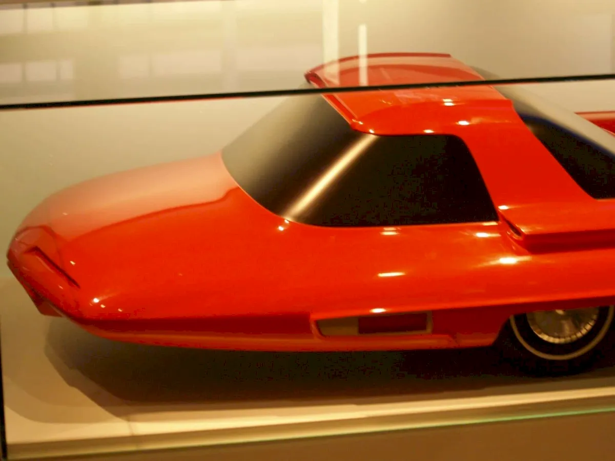 The Ford Nucleon prototype on display at the Henry Ford Museum